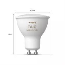 Philips Hue White & Color Ambience GU10 Doppelpack Weiß