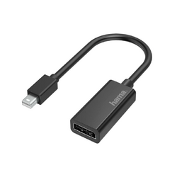 Hama Video-Adapter Mini-DisplayPort-Stecker - DisplayPort-Buchse Ultra-HD 4K