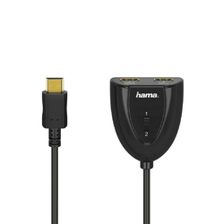 Hama HDMI™-Umschalter 2x1 HDMI™-Stecker - 2x HDMI™-Buchse