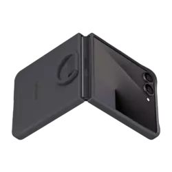 Samsung Galaxy Z Flip 7 Silicone Ring Case Black
