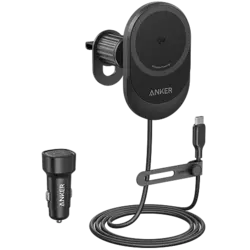 Anker 15W MagGo Wireless Car Charger Weiß