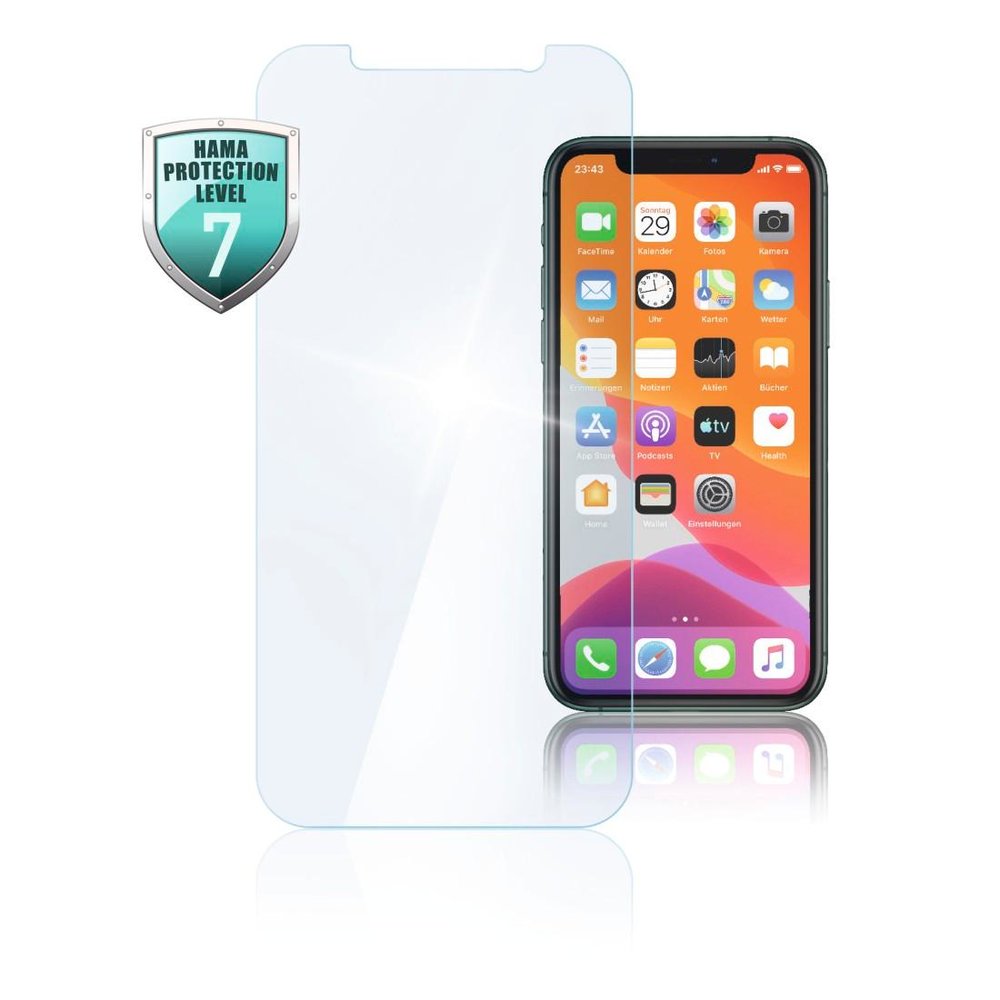 Hama Schutzglas Apple iPhone X/XS/11 Pro Transparent