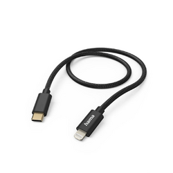 Hama USB-Kabel Fabric USB-C - Lightning