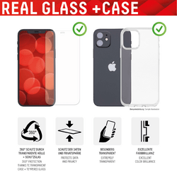 Displex Real Glass + Case Apple iPhone 12 Pro Max Transparent