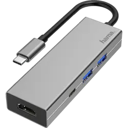 Hama USB-C-Hub Multiport 4 Ports 2x USB-A USB-C HDMI™