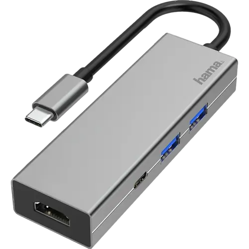 Hama USB-C-Hub Multiport 4 Ports 2x USB-A USB-C HDMI™