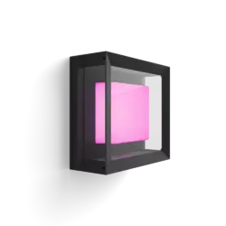 Philips Hue White & Color Ambience Econic Wandleuchte quadratisch Schwarz