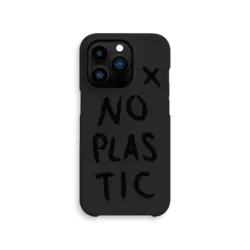 agood Back Case No plastic iPhone 14 Pro Charcoal Black