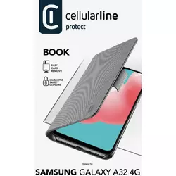 Cellularline Book Case Samsung A32 4G Schwarz