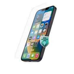 Hama Echtglas-Displayschutz Premium Crystal Glass iPhone 15/15 Pro