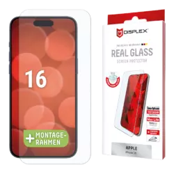 Displex Real Glass iPhone 16 Transparent