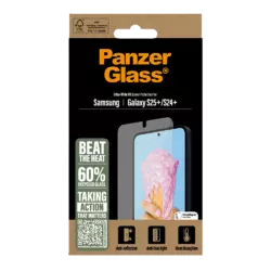 PanzerGlass All-in-One Screen Protector Samsung Galaxy S25+ | S24+ | Ultra Wide Fit