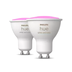 Philips Hue White & Color Ambience GU10 Doppelpack Weiß