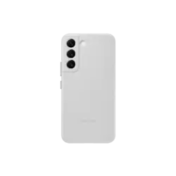 Samsung Galaxy S22 Leather Cover Light Gray