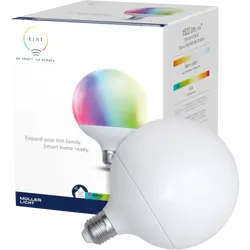 tint LED-Globeform white+color E27, Weiß