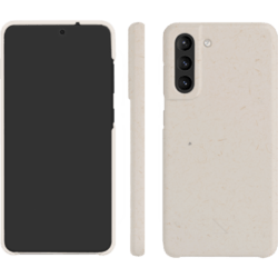 agood Case Telekom Green Magenta for Samsung S21 FE Vanilla white