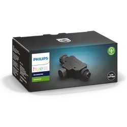 Philips Hue Outdoor Niedervolt T-Stecker Schwarz