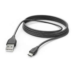 Hama Ladekabel USB-A - Micro-USB 3 m