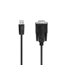 Hama USB-Kabel USB-2.0 Sub-D-Stecker (9-polig) - USB-A-Stecker