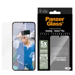 PanzerGlass Ceramic Displayschutz Samsung Galaxy S25 Plus | Ultra-Wide Fit Klar