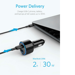 Anker PowerDrive Speed+ 2 USB C Car Charger