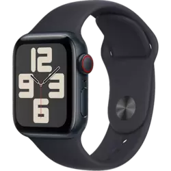 Apple Watch SE (2023) GPS Aluminium Sportarmband Mitternacht/Mitternacht S/M