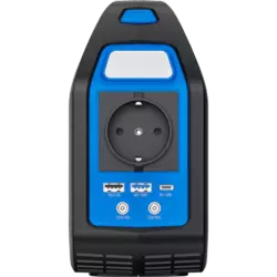 XLayer Mobile Powerstation 150W Black/Blue 42.000 mAh / 155 Wh Schwarz/Blau